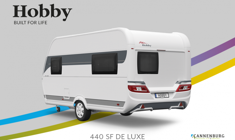 Hobby De Luxe 440 SF model 2022 Cannenburg Back