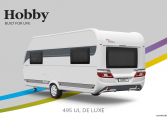 Hobby De Luxe 495 UL model 2022 Cannenburg Back