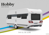 Hobby De Luxe 540 UL model 2022 Cannenburg Back Buitenkant