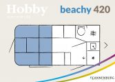 hobby Beachy 420 layout slapen model 2022