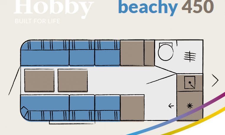 hobby Beachy 450 plattegrond model 2022