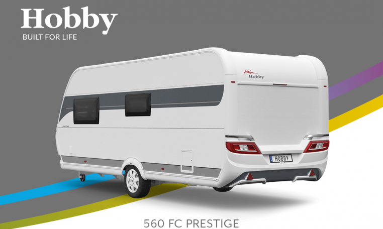 Hobby Prestige 560 FC model 2022 Cannenburg Back buitenkant