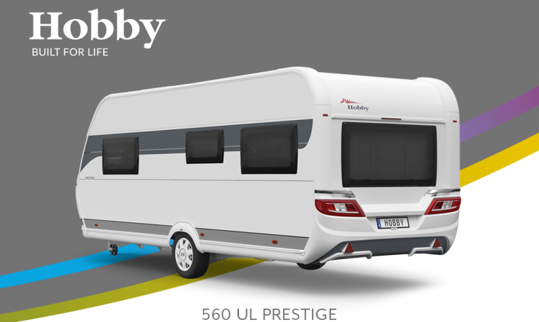 Hobby Prestige 560 UL model 2022 Cannenburg Back buitenkant