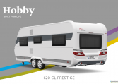 Hobby Prestige 620 CL model 2022 Cannenburg Back buitenkant