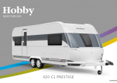 Hobby Prestige 620 CL model 2022 Cannenburg Front buitenkant