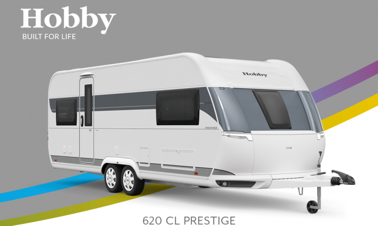 Hobby Prestige 620 CL model 2022 Cannenburg Front buitenkant