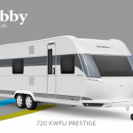 Hobby Prestige 720 KWFU model 2022 Cannenburg Front buitenkant