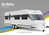 Hobby Prestige 720 UKFe model 2022 Cannenburg Front buitenkant