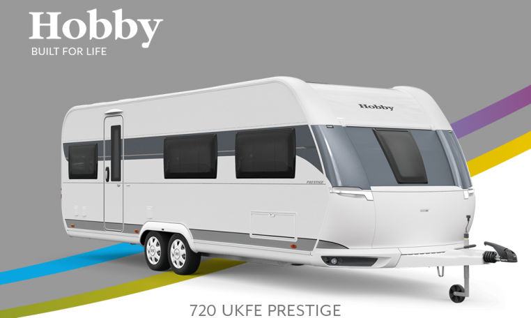 Hobby Prestige 720 UKFe model 2022 Cannenburg Front buitenkant