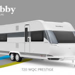 Hobby Prestige 720 WQC model 2022 Cannenburg Front buitenkant