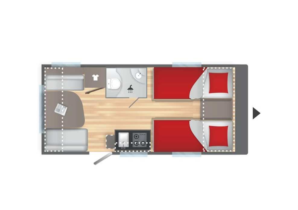 plattegrond 2022 antares titanium 450