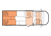 V65 GE Optima Ontour Edition plattegrond nacht