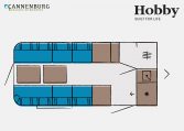 Hobby Beachy 450 model 2023 Layout Dagweergave