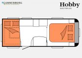 Hobby Excellent Edition 540 UFf model 2023 Layout Nachtweergave