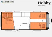 Hobby Excellent Edition 540 UL model 2023 Layout Nachtweergave