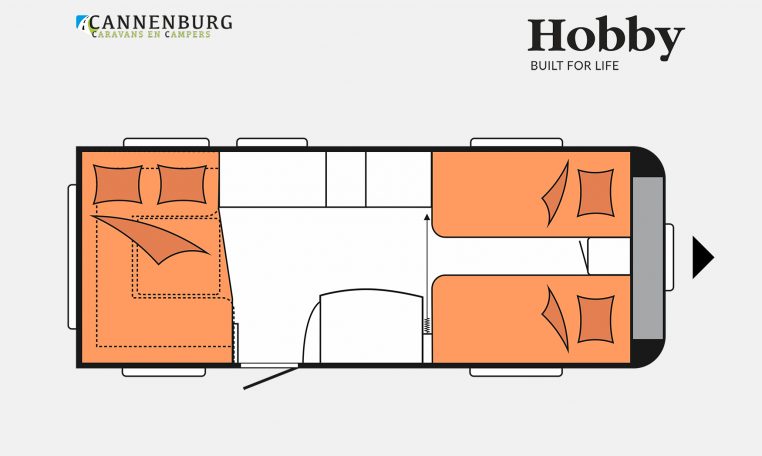 Hobby Excellent Edition 540 UL model 2023 Layout Nachtweergave