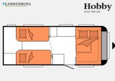 Hobby Excellent Edition 540 WLU model 2023 Layout Nachtweergave