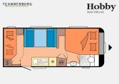 Hobby Excellent Edition 560 KMFe model 2023 Layout Dagweergave