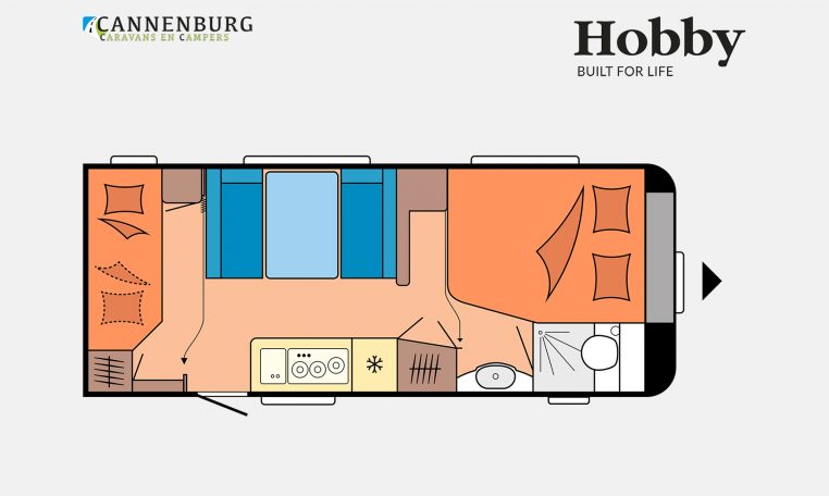 Hobby Excellent Edition 560 KMFe model 2023 Layout Dagweergave