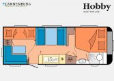 Hobby Excellent Edition 650 KMFe model 2023 Layout Dagweergave