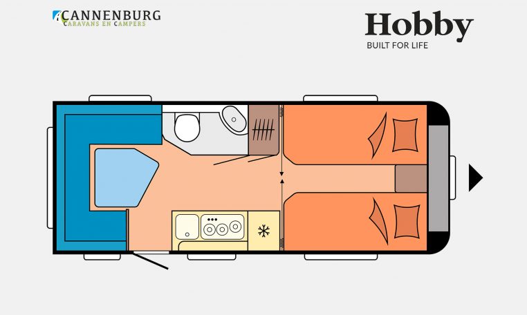 Hobby Maxia 495 UL model 2023 Layout Dagweergave