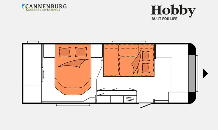 Hobby Maxia 660 WQM model 2023 Layout Nachtweergave