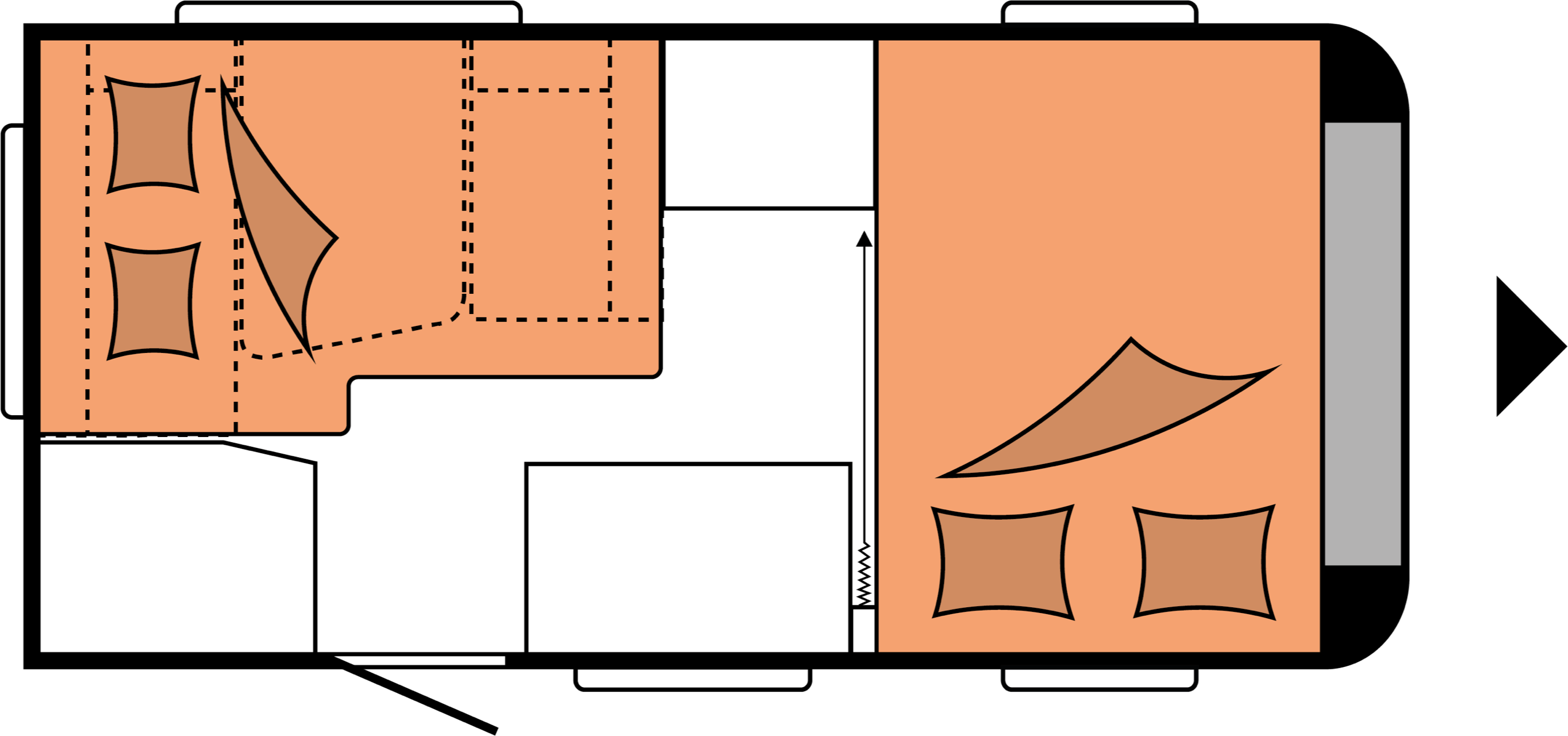 Layout OnTour 390 SF Nacht