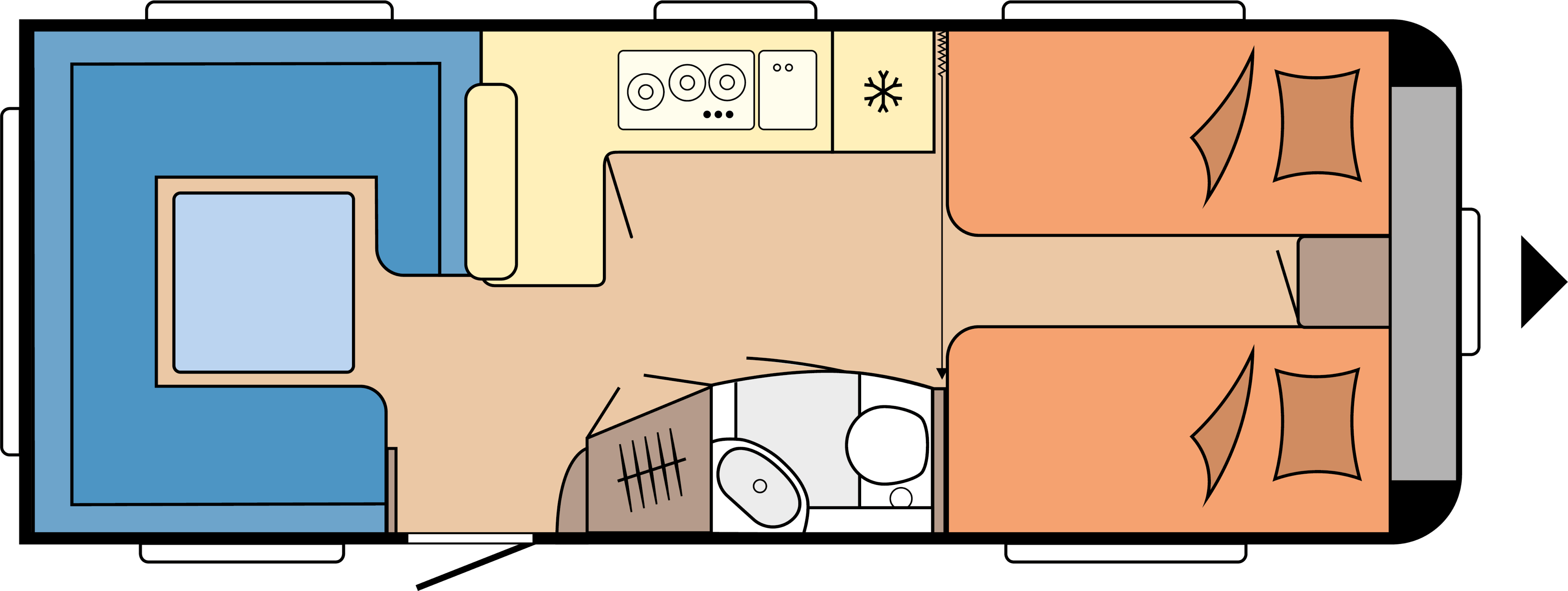 Layout Prestige 620 CL Dag