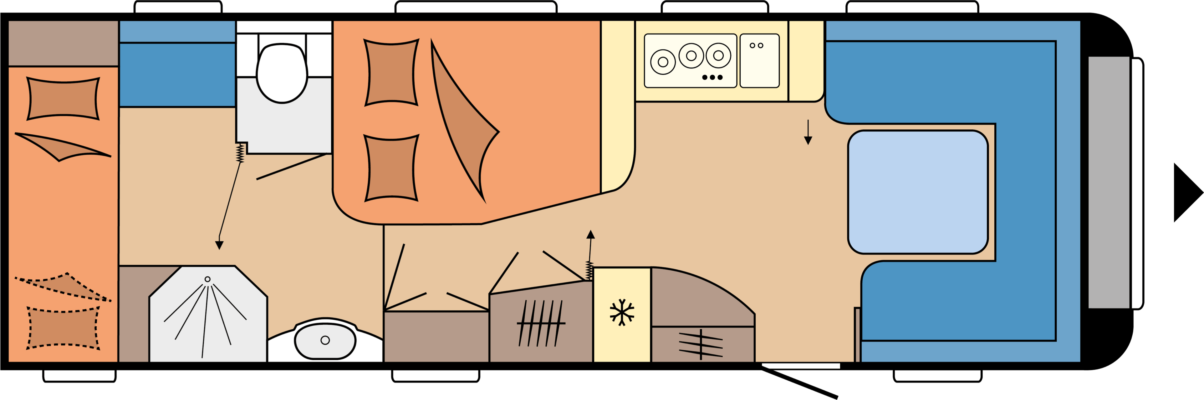 Layout Prestige 720 KWFU Dag