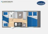 Caravelair Alba Style 466 Family model 2023 Layout Dagweergave