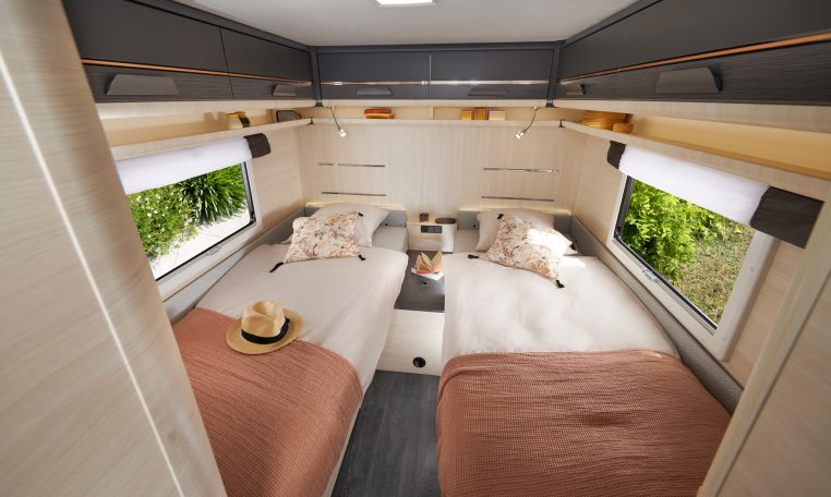 Caravelair Artica 542 Slaapkamer