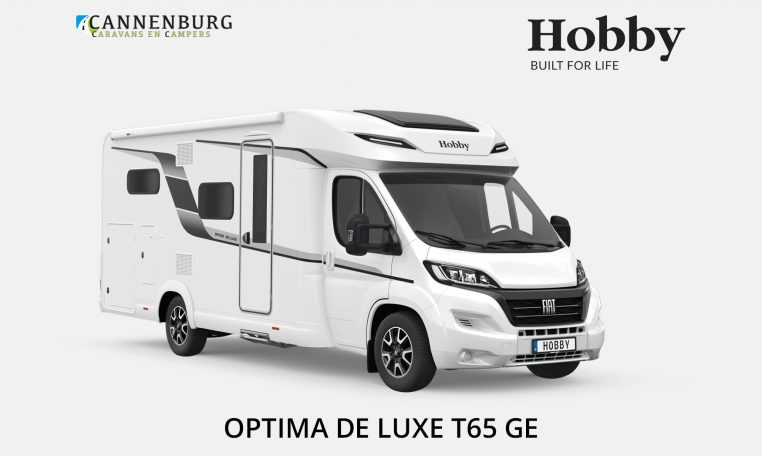 Hobby Optima De Luxe T65 GE model 2023 Front Wit