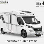 Hobby Optima De Luxe T70 GE model 2023 Front Wit