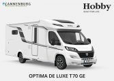 Hobby Optima De Luxe T70 GE model 2023 Front Wit
