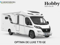 Hobby Optima De Luxe T70 GE model 2023 Front Wit