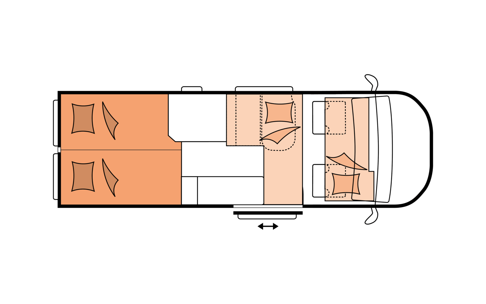 Layout 2023 Hobby Vantana OnTour Edition K65 ET Nachtweergave