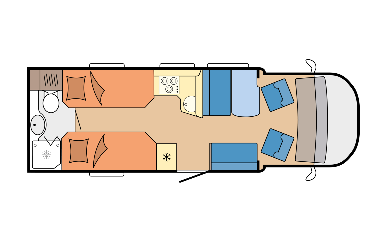 Layout 2023 Hobby Optima De Luxe T70 E Dagweergave