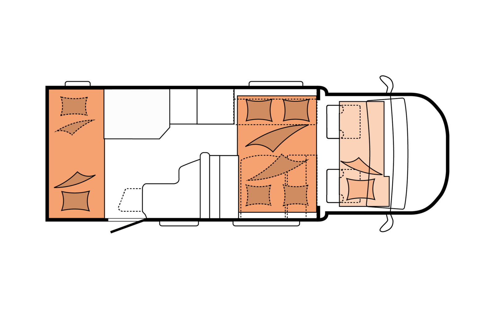 Layout 2023 Hobby Optima OnTour T65 HKM Nachtweergave