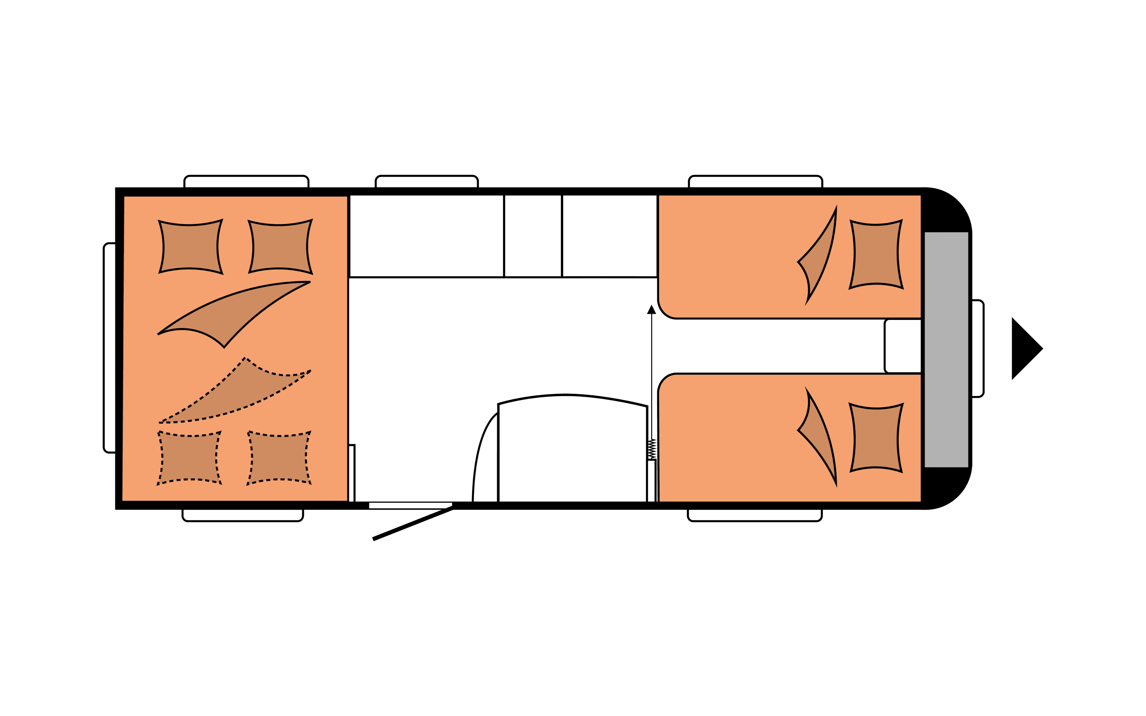 Layout 2023 Hobby De Luxe 515 UHL Nachtweergave