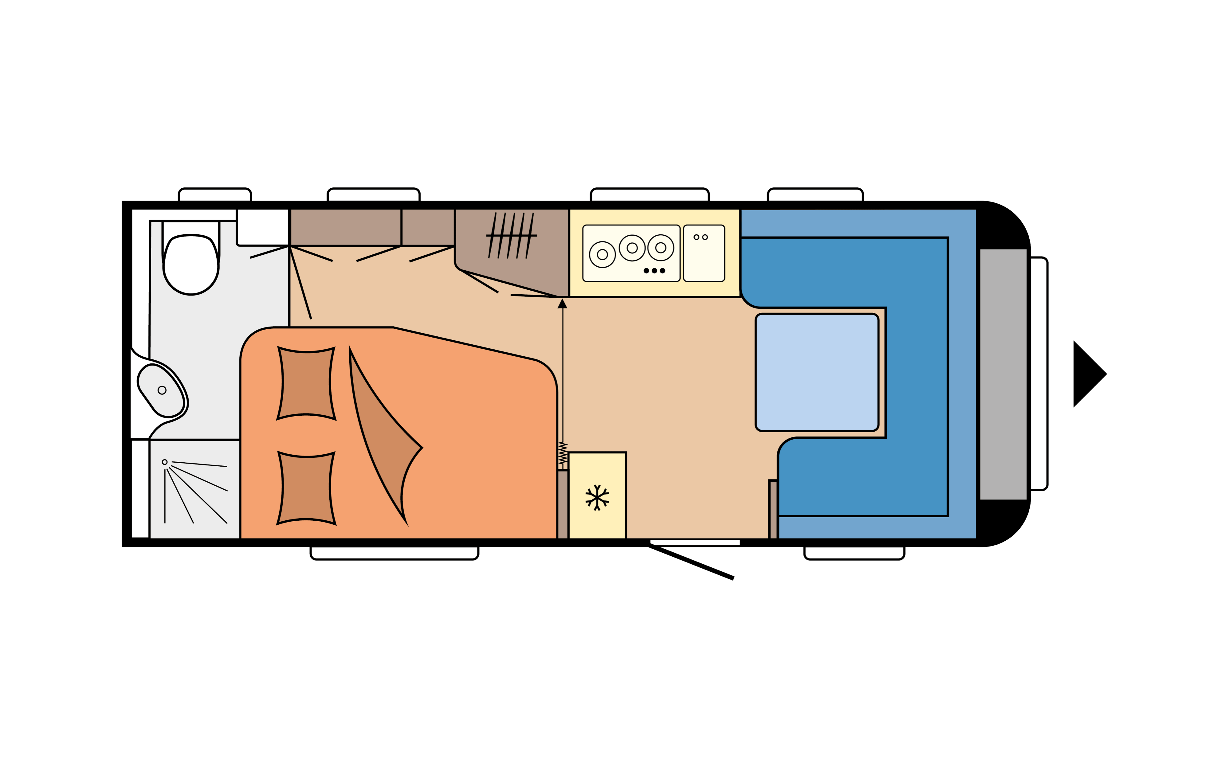 Layout 2023 Hobby Excellent 540 WFU Dagweergave