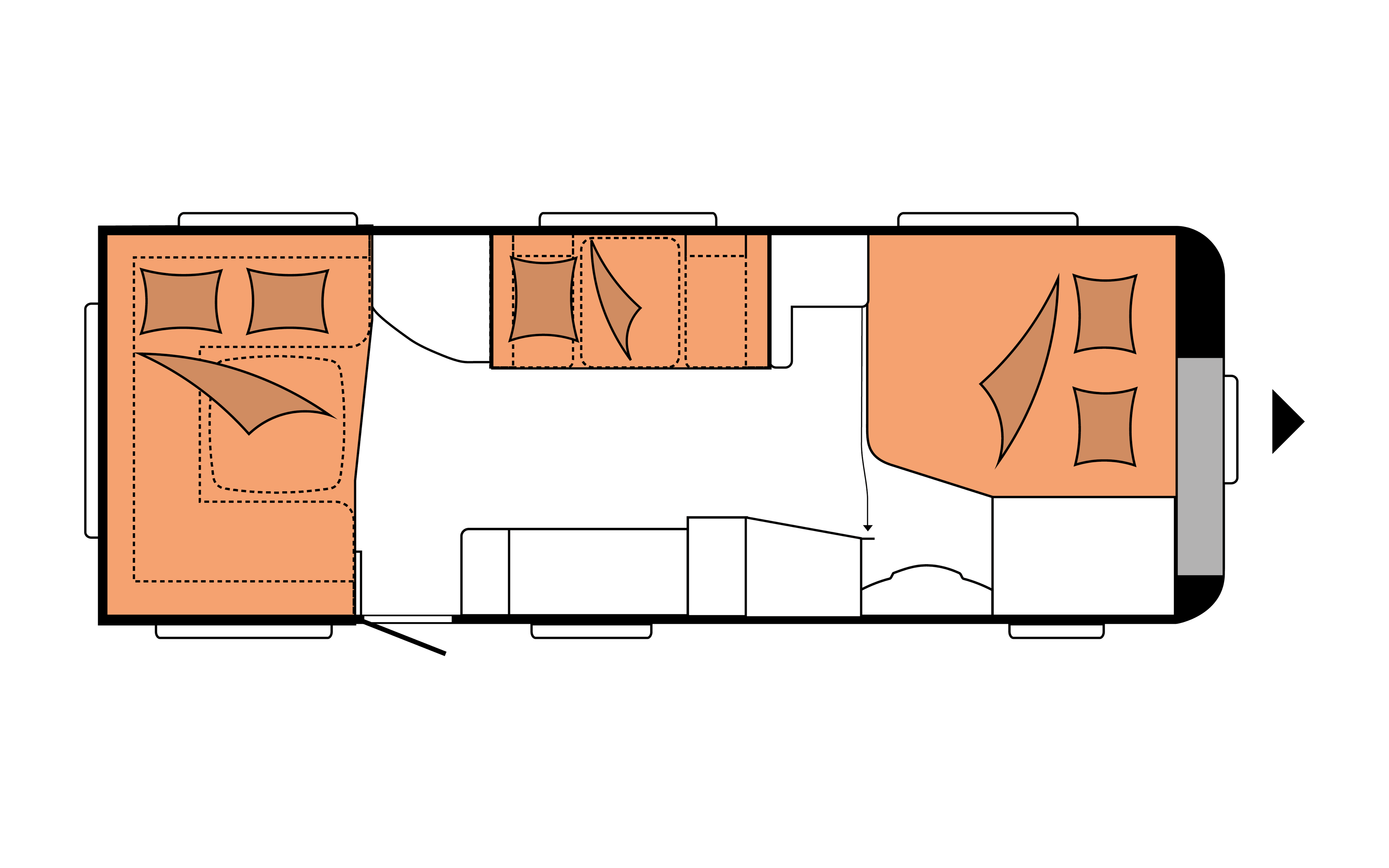 Layout 2023 Hobby Excellent Edition 650 UMFe Nachtweergave