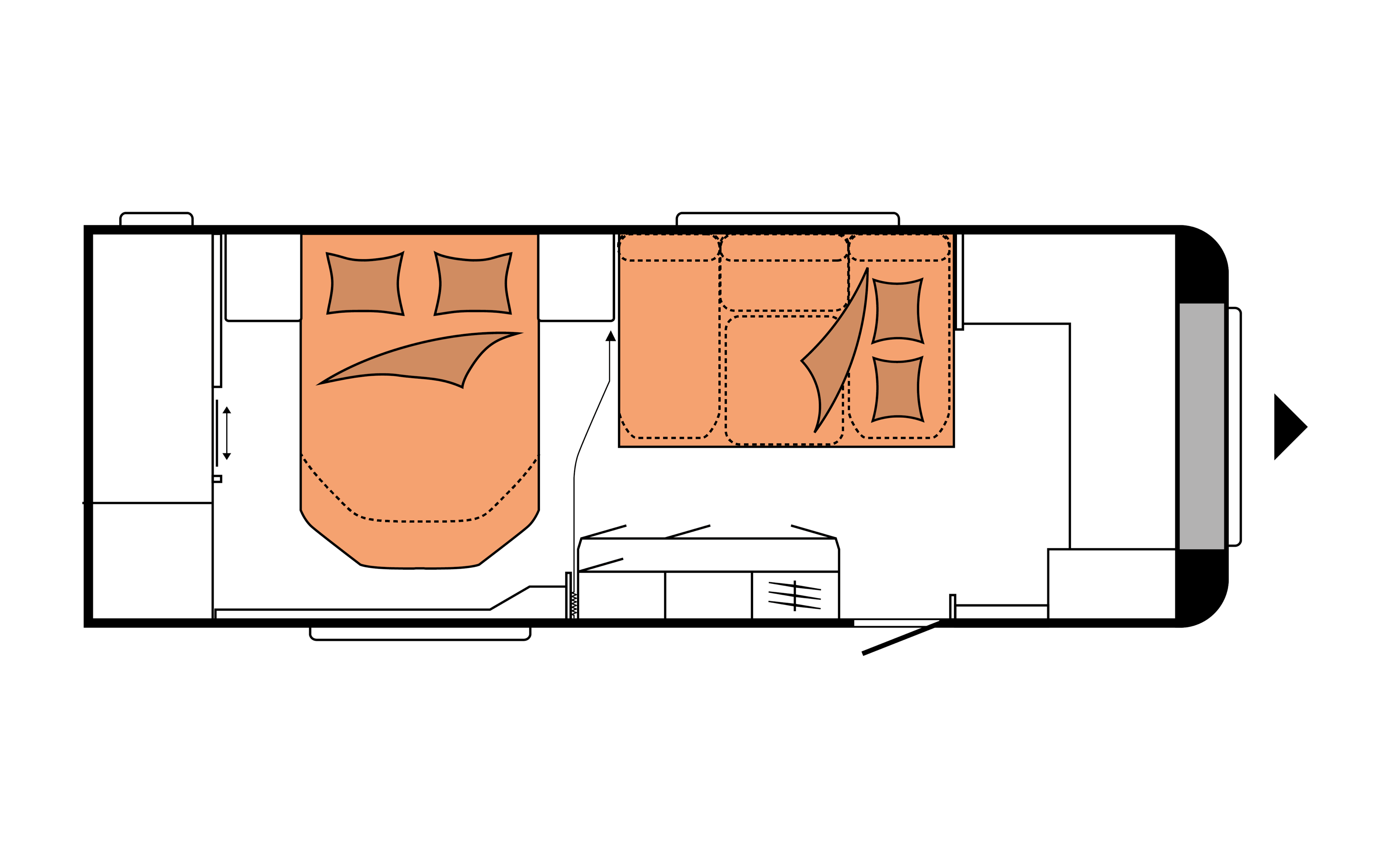 Layout 2023 Hobby Maxia 660 WQM Nachtweergave