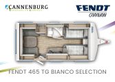 Fendt Bianco Selection 465 TG model 2024 caravan plattegrond