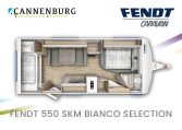 Fendt Bianco Selection 550 SKM model 2024 caravan plattegrond