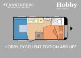 Hobby Excellent Edition 460 UFe model 2024 caravan plattegrond