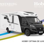 Hobby camper Optima De Luxe T70 E model 2024 exterieur front pakket