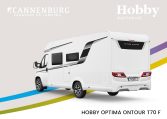 Hobby optima ontour t70 f model 2024 camper exterieur back