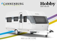 Buitenkant Hobby caravan modeljaar 2024 Hobby De Luxe 460 LU front