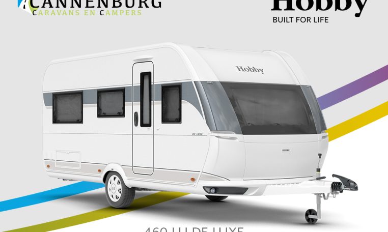 Buitenkant Hobby caravan modeljaar 2024 Hobby De Luxe 460 LU front