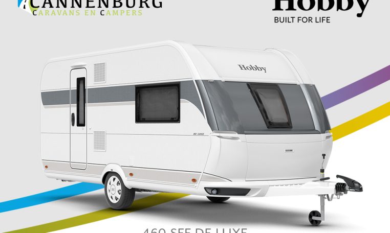Buitenkant Hobby caravan modeljaar 2024 Hobby De Luxe 460 sff front